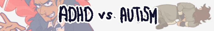 ADHD vs. AUTISM title