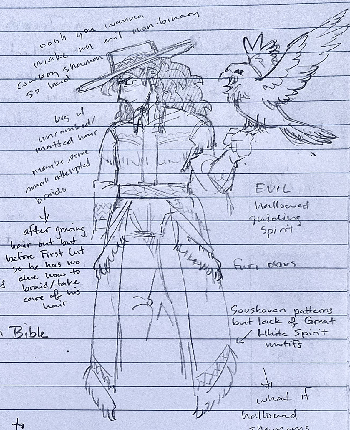 Evil Nonbinary Cowboy Shaman